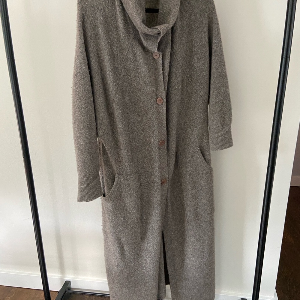 Wool and yak maxi sweater